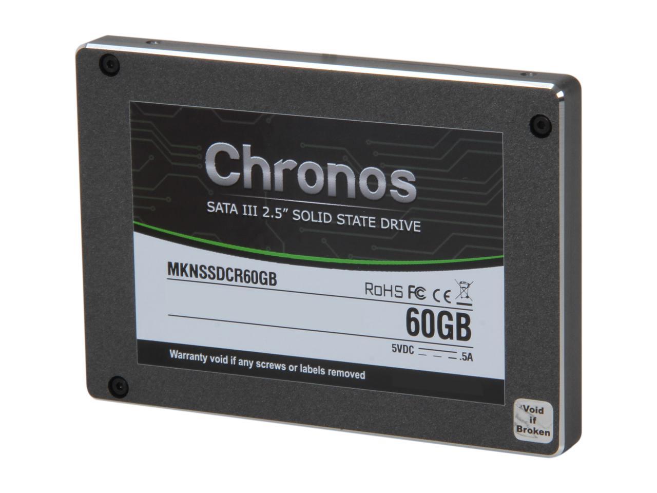 Mushkin Chronos 2.5" 60GB SATA III Asynchronous MLC Internal Solid State Drive (SSD) MKNSSDCR60GB
