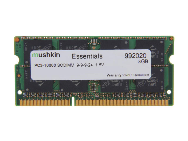 Mushkin Enhanced Essentials 8GB 204-Pin DDR3 SO-DIMM DDR3 1333 (PC3 10666) Laptop Memory Model 992020