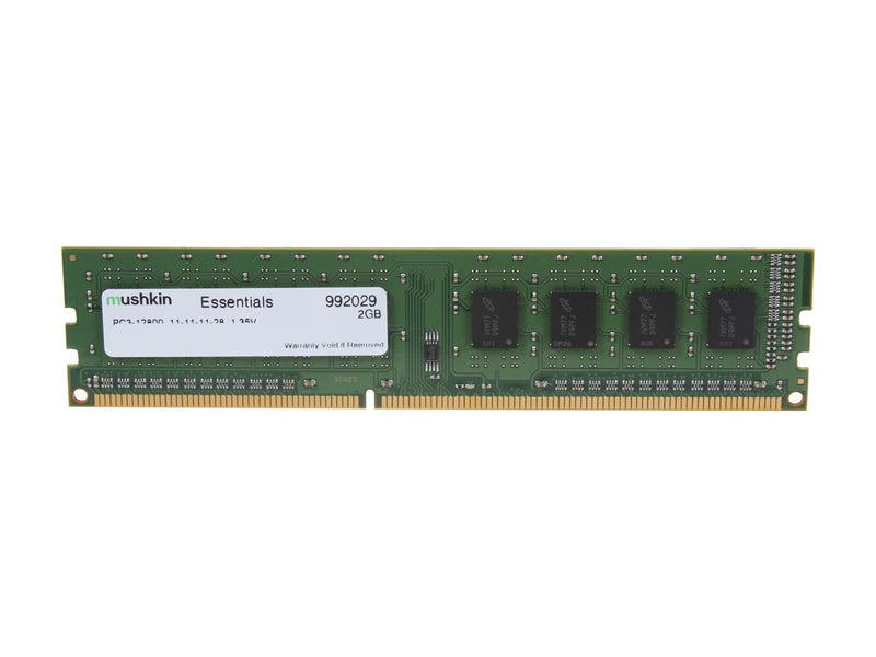 Mushkin Enhanced Essentials 2GB DDR3L 1600 (PC3L 12800) Desktop Memory Model 992029