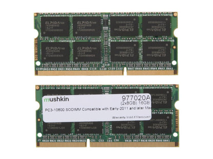 Mushkin 16GB (2 x 8GB) DDR3 1333 (PC3 10600) Memory for Apple Model 977020A