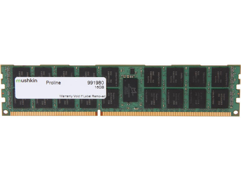 Mushkin Enhanced PROLINE 16GB 240-Pin DDR3 SDRAM ECC Registered DDR3 1333 (PC3 10600) Server Memory Model 991980
