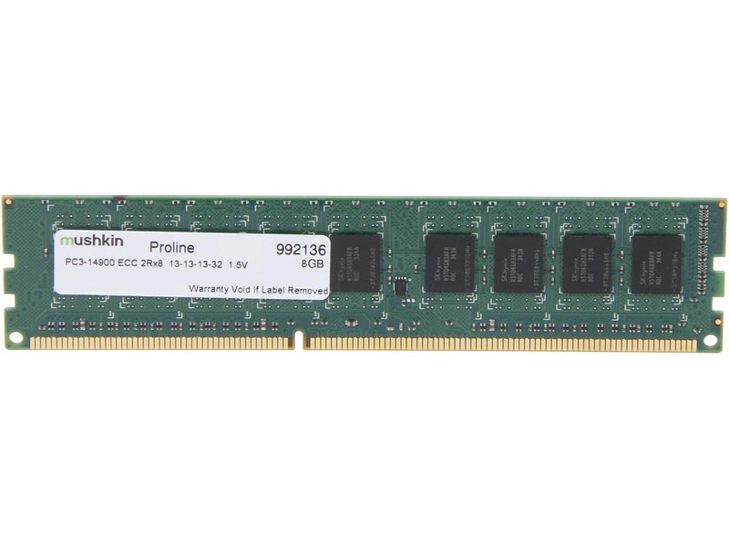 Mushkin Enhanced Proline 8GB 240-Pin DDR3 SDRAM ECC DDR3 1866 (PC3 14900) Server Memory Model 992136