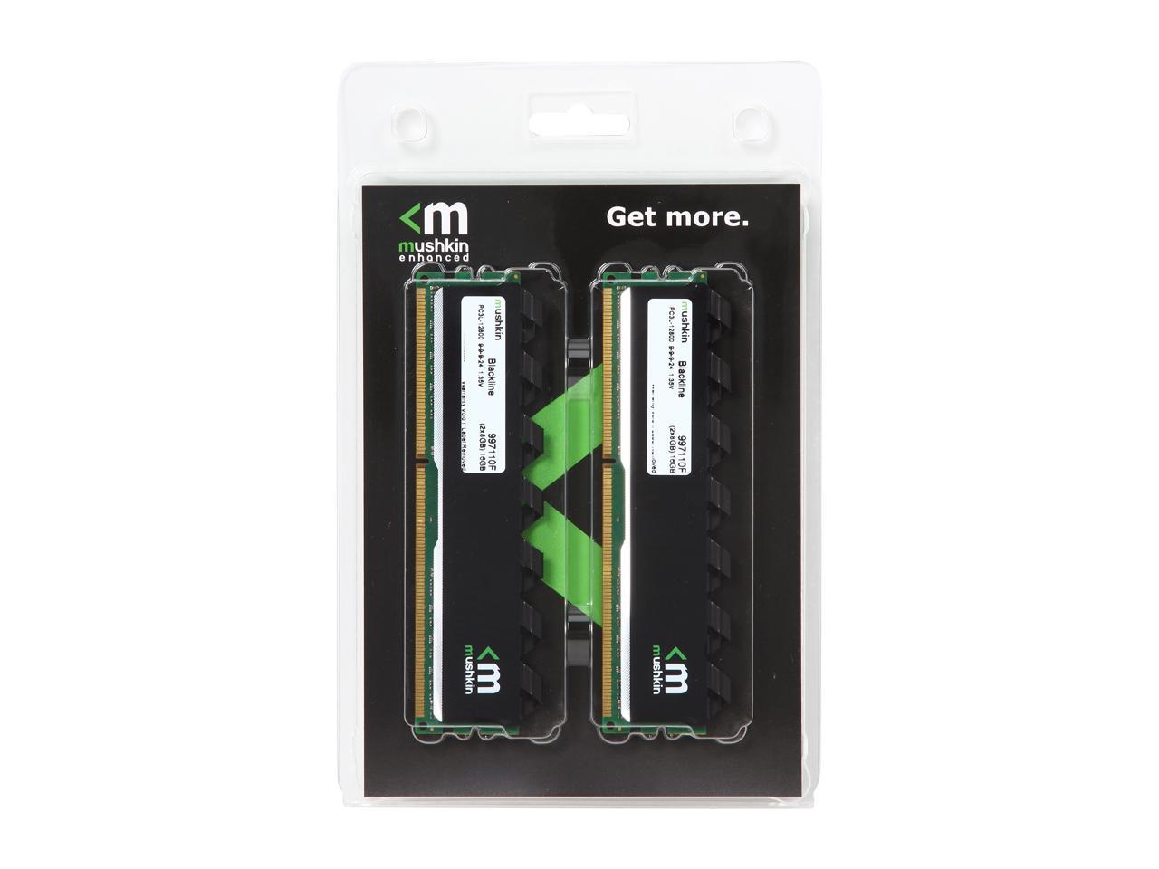 Mushkin Blackline 16GB (2 x 8GB) 240-Pin DDR3 SDRAM DDR3L 1600 (PC3L 12800) Desktop Memory Model 997110F