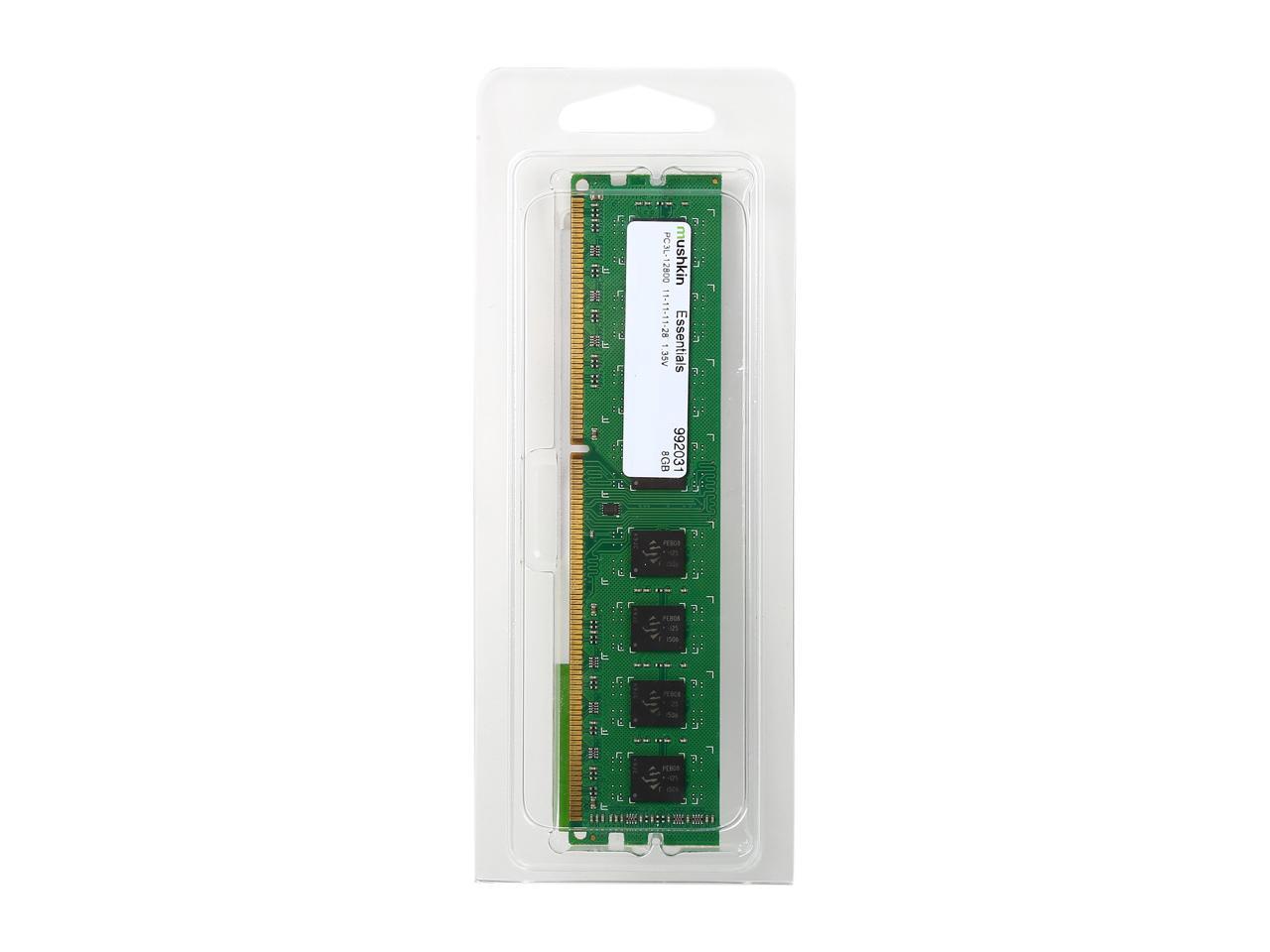 Mushkin Enhanced Essentials 8GB DDR3 1600 (PC3 12800) Desktop Memory Model 992031