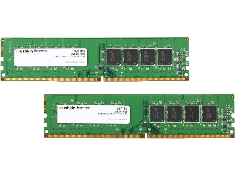Mushkin Enhanced Essentials 16GB (2 x 8GB) DDR4 2133 (PC4 17000) Desktop Memory Model 997183