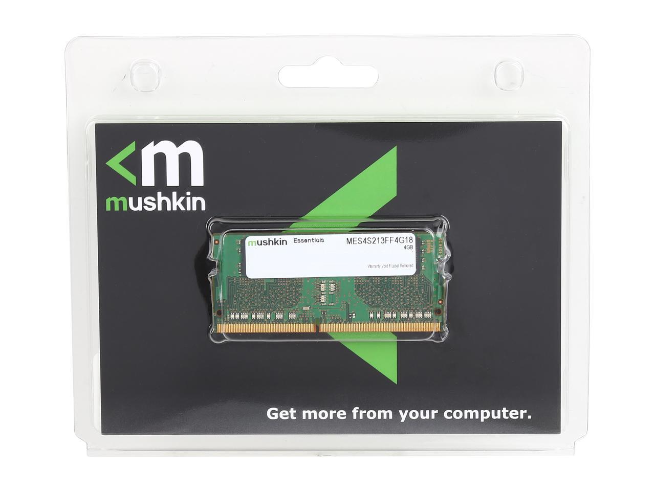 Mushkin Essentials 4GB 260-Pin DDR4 SO-DIMM DDR4 2133 (PC4 17000) Laptop Memory Model MES4S213FF4G18