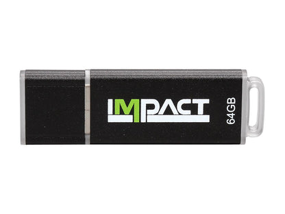 Mushkin 64GB Impact USB 3.0 (MLC NAND) Flash Drive Model MKNUFDIM64GB