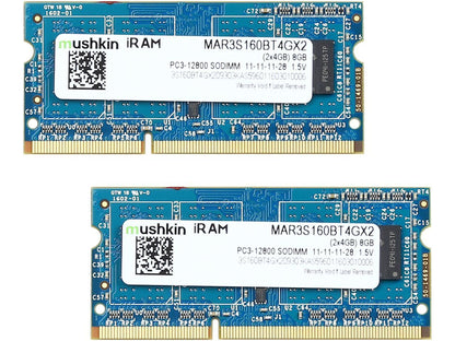 Mushkin Enhanced iRam 8GB (2 x 4GB) DDR3 1600 (PC3 12800) Memory for Apple Model MAR3S160BT4GX2