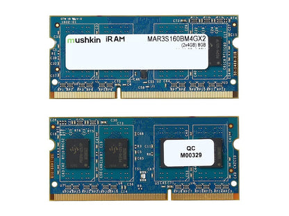 Mushkin Enhanced iRam 8GB (2 x 4GB) DDR3L 1600 (PC3L 12800) Memory for Apple Model MAR3S160BM4GX2