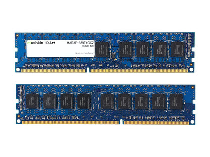 Mushkin Enhanced iRam 8GB (2 x 4GB) DDR3 1333 (PC3 10600) ECC Unbuffered Memory for Apple Model MAR3E1339T4GX2