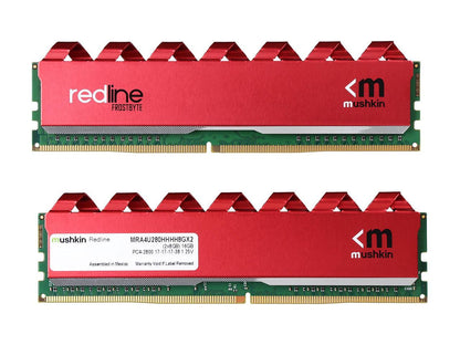 Mushkin Redline 16GB (2 x 8GB) 288-Pin DDR4 SDRAM DDR4 2800 (PC4 22400) Memory (Desktop Memory) Model MRA4U280HHHH8GX2