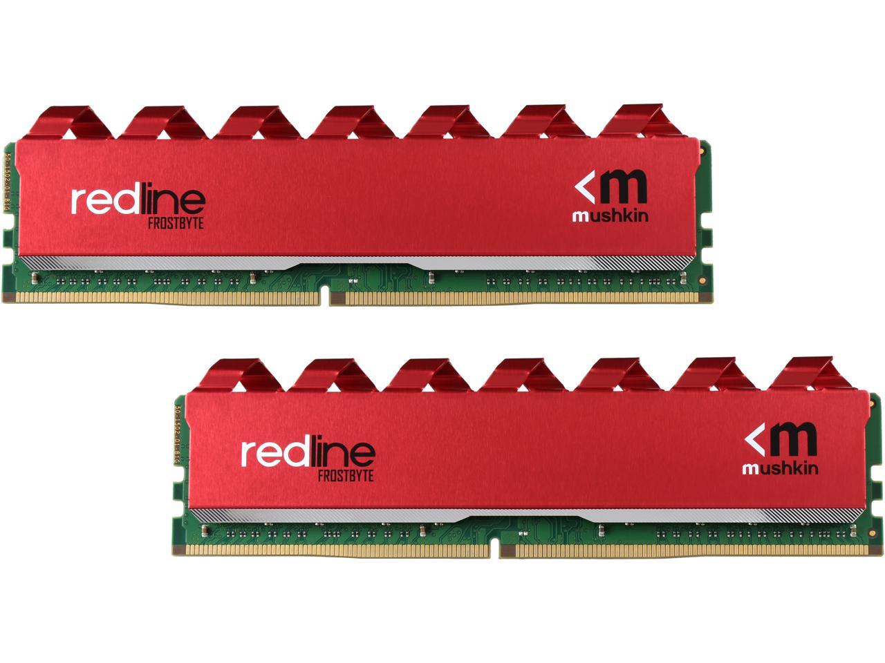 Mushkin Redline 32GB (2 x 16GB) 288-Pin DDR4 SDRAM DDR4 2800 (PC4 22400) Memory (Desktop Memory) Model MRA4U280HHHH16GX2