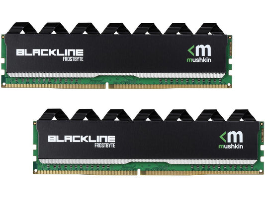 Mushkin Blackline 16GB (2 x 8GB) 288-Pin DDR4 SDRAM DDR4 2400 (PC4 19200) Desktop Memory Model MBA4U240FFFF8GX2