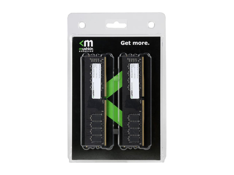 Mushkin Enhanced Essentials 32GB (2 x 16GB) DDR4 2400 (PC4 19200) Desktop Memory Model MES4U240HF16GX2