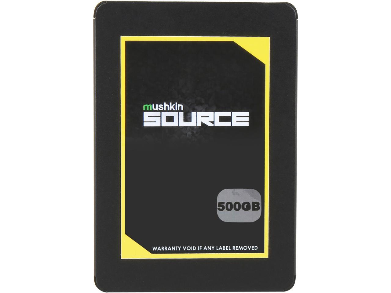 Mushkin Source 2.5" 500GB SATA III 3D TLC Internal Solid State Drive (SSD) MKNSSDSR500GB