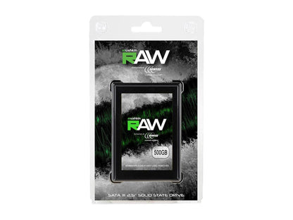 Mushkin RAW Series 2.5" 500GB SATA III 3D TLC Internal Solid State Drive (SSD) MKNSSDRW500GB