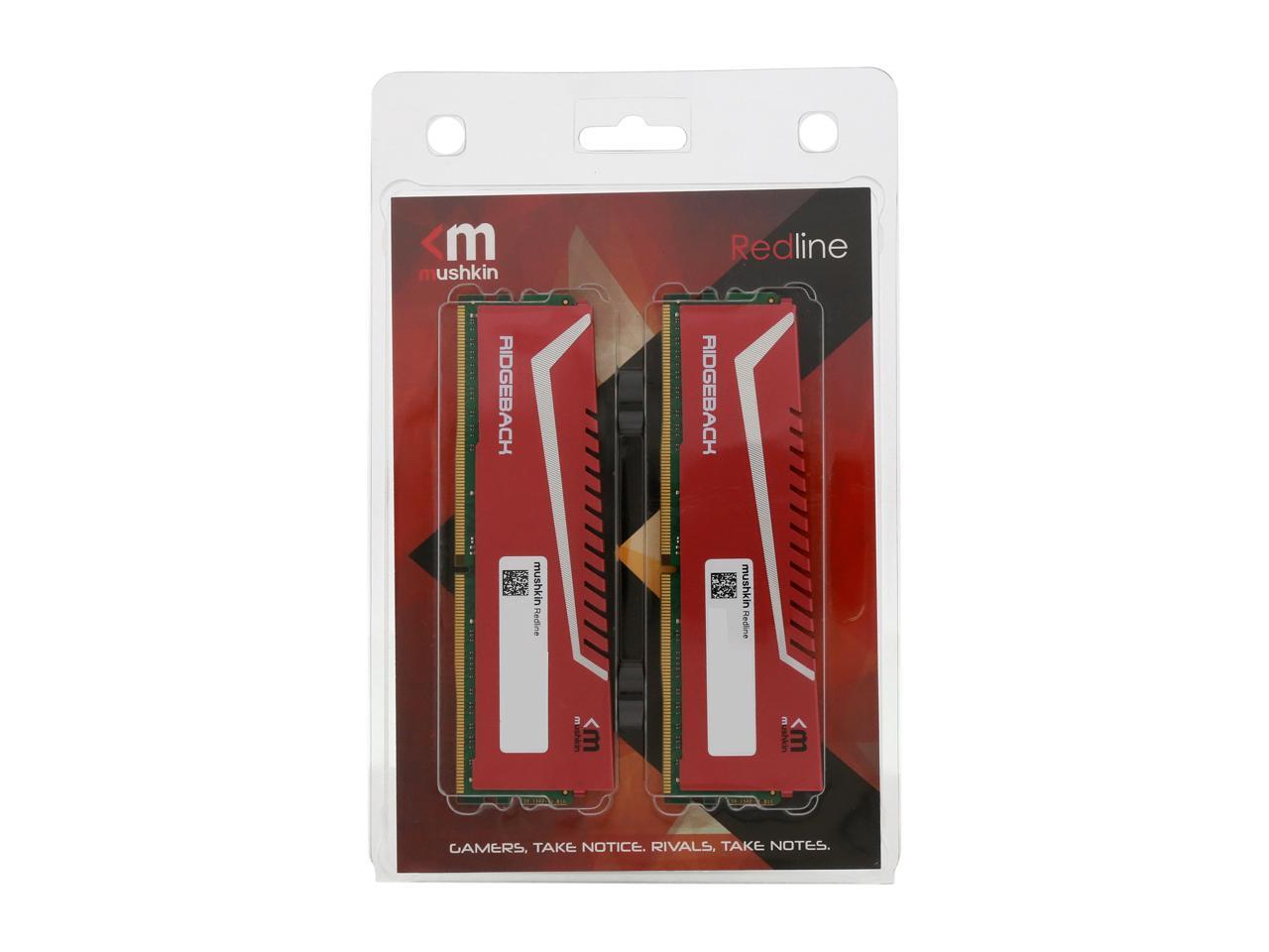 Mushkin Redline 32GB (2 x 16GB) 288-Pin DDR4 SDRAM DDR4 3466 (PC4 27700) Desktop Memory Model MRB4U346JLLM16GX2