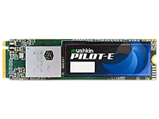 Mushkin Pilot-E M.2 2280 250GB PCIe Gen3 x4 NVMe 1.3 3D TLC Internal Solid State Drive (SSD) MKNSSDPE250GB-D8
