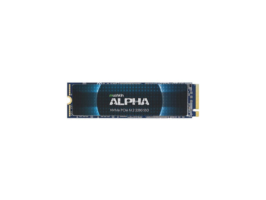 Mushkin ALPHA M.2 2280 8TB PCI-e Gen3 x4 NVMe 1.3 3D NAND Internal Solid State Drive (SSD) MKNSSDAL8TB-D8