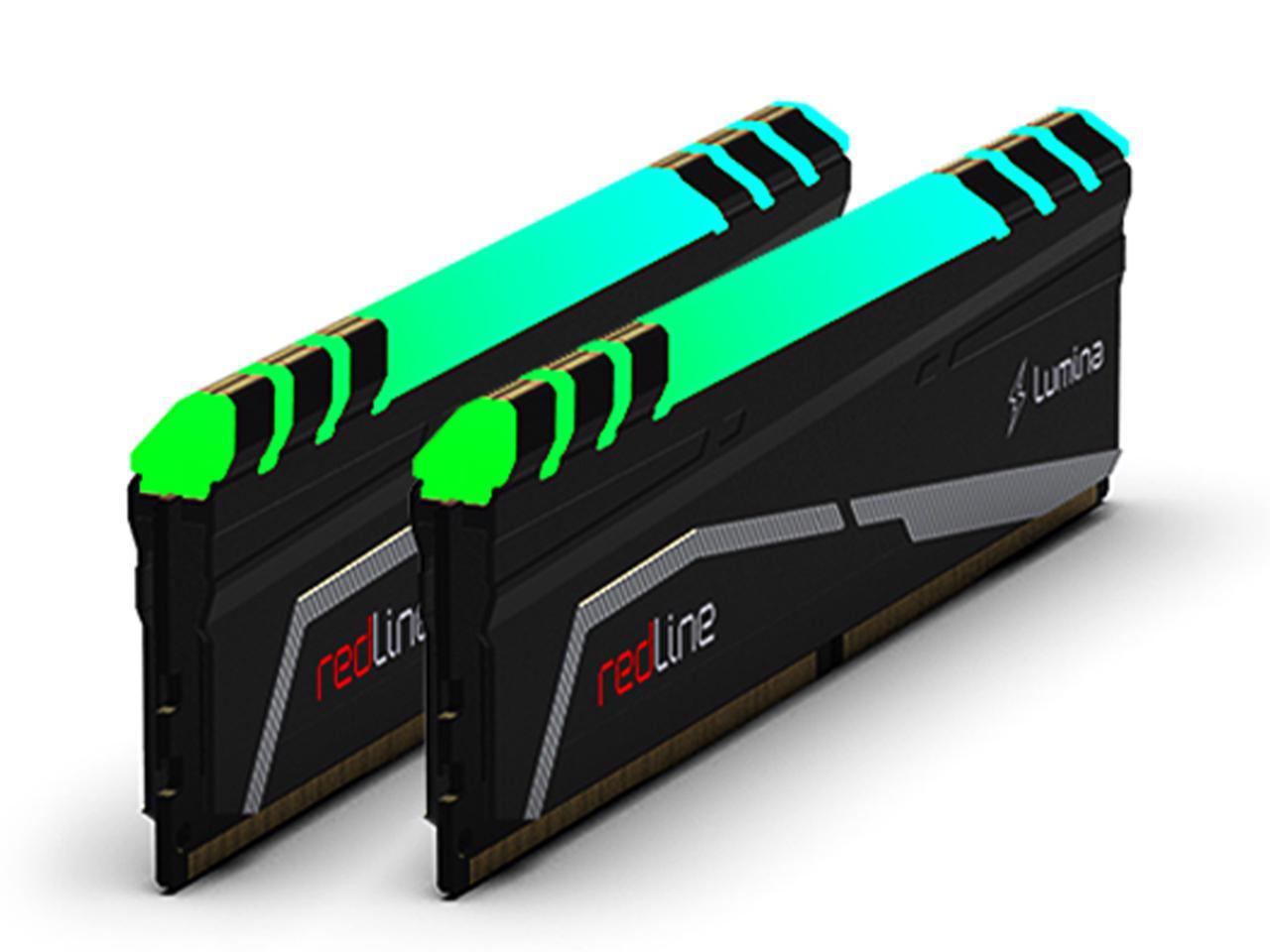 Mushkin Enhanced RGB Redline 16GB (2 x 8GB) DDR4 4000 (PC4 32000) Desktop Memory Model MLA4C400JNNM8GX2