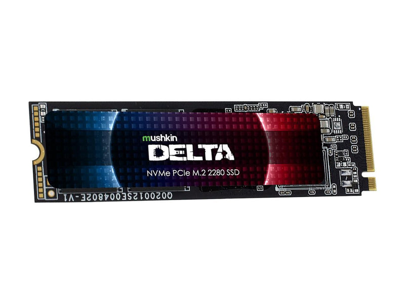 Mushkin Delta M.2 2280 1TB PCIe Gen4 x4 NVMe 1.3 3D QLC Internal Solid State Drive (SSD) MKNSSDDE1TB-D8