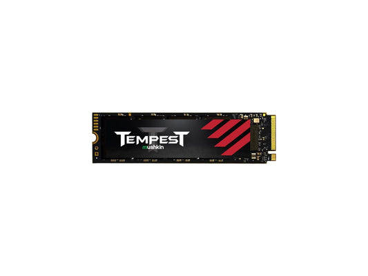 Mushkin Tempest 512GB PCIe Gen3 x4 NVMe 1.4 M.2 (2280) Internal SSD - Up to 3,300MBs - MKNSSDTS512GB-D8