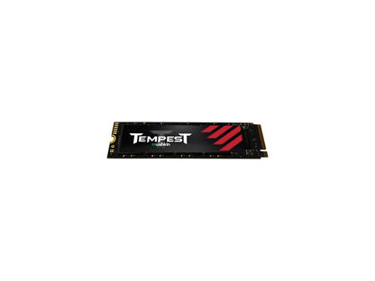 Mushkin Tempest 256GB PCIe Gen3 x4 NVMe 1.4 M.2 (2280) Internal SSD - Up to 3,100MBs - MKNSSDTS256GB-D8
