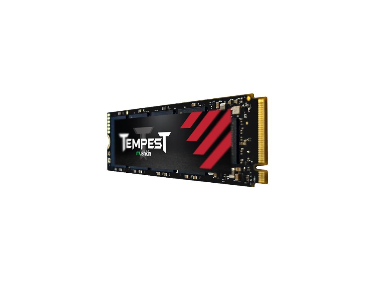 Mushkin Enhanced Tempest M.2 2280 256GB PCIe Gen3 x4 NVMe 1.4 3D NAND Internal Solid State Drive (SSD) MKNSSDTS256GB-D8