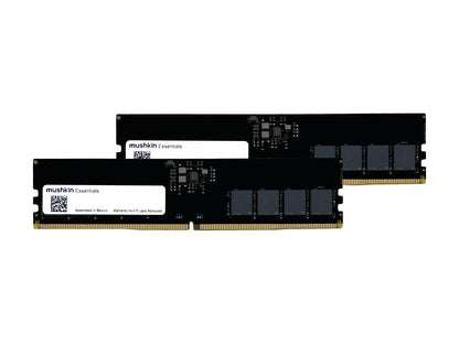Mushkin Enhanced Essentials 32GB (2 x 16GB) 288-Pin PC RAM DDR5 4800 (PC5 38400) Desktop Memory Model MES5U480FD16GX2