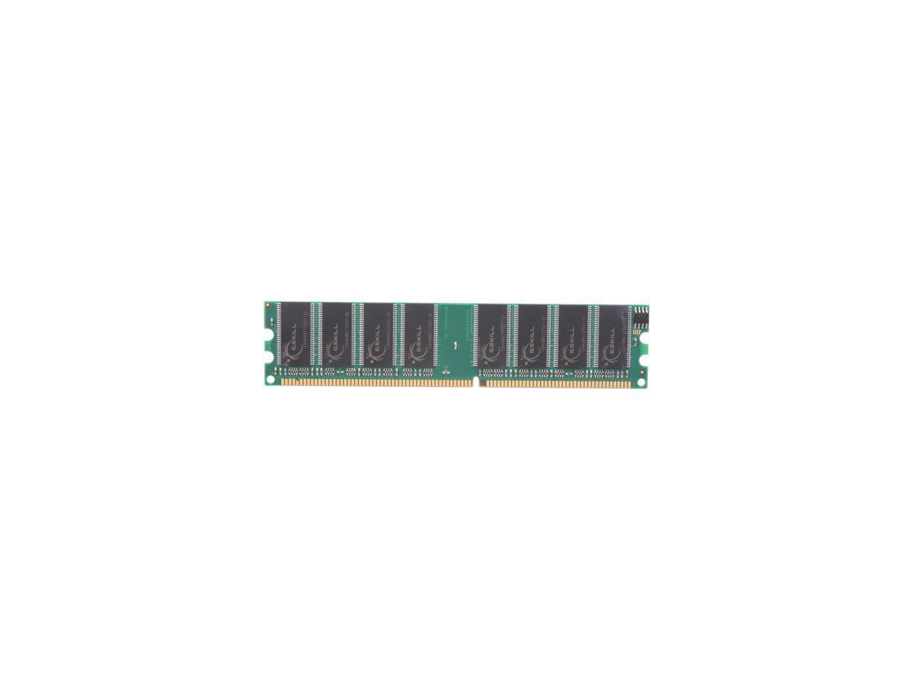 G.SKILL Value 1GB 184-Pin DDR SDRAM DDR 400 (PC 3200) Desktop Memory Model F1-3200PHU1-1GBNT