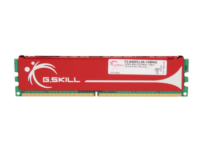 G.SKILL 1GB 240-Pin DDR2 SDRAM DDR2 800 (PC2 6400) Desktop Memory Model F2-6400CL5S-1GBNQ