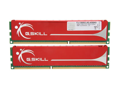 G.SKILL 4GB (2 x 2GB) 240-Pin DDR3 SDRAM DDR3 1600 (PC3 12800) Dual Channel Kit Desktop Memory Model F3-12800CL9D-4GBNQ