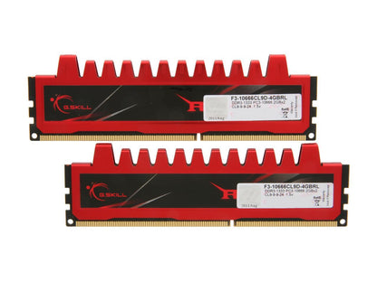 G.SKILL Ripjaws Series 4GB (2 x 2GB) 240-Pin DDR3 SDRAM DDR3 1333 (PC3 10666) Desktop Memory Model F3-10666CL9D-4GBRL