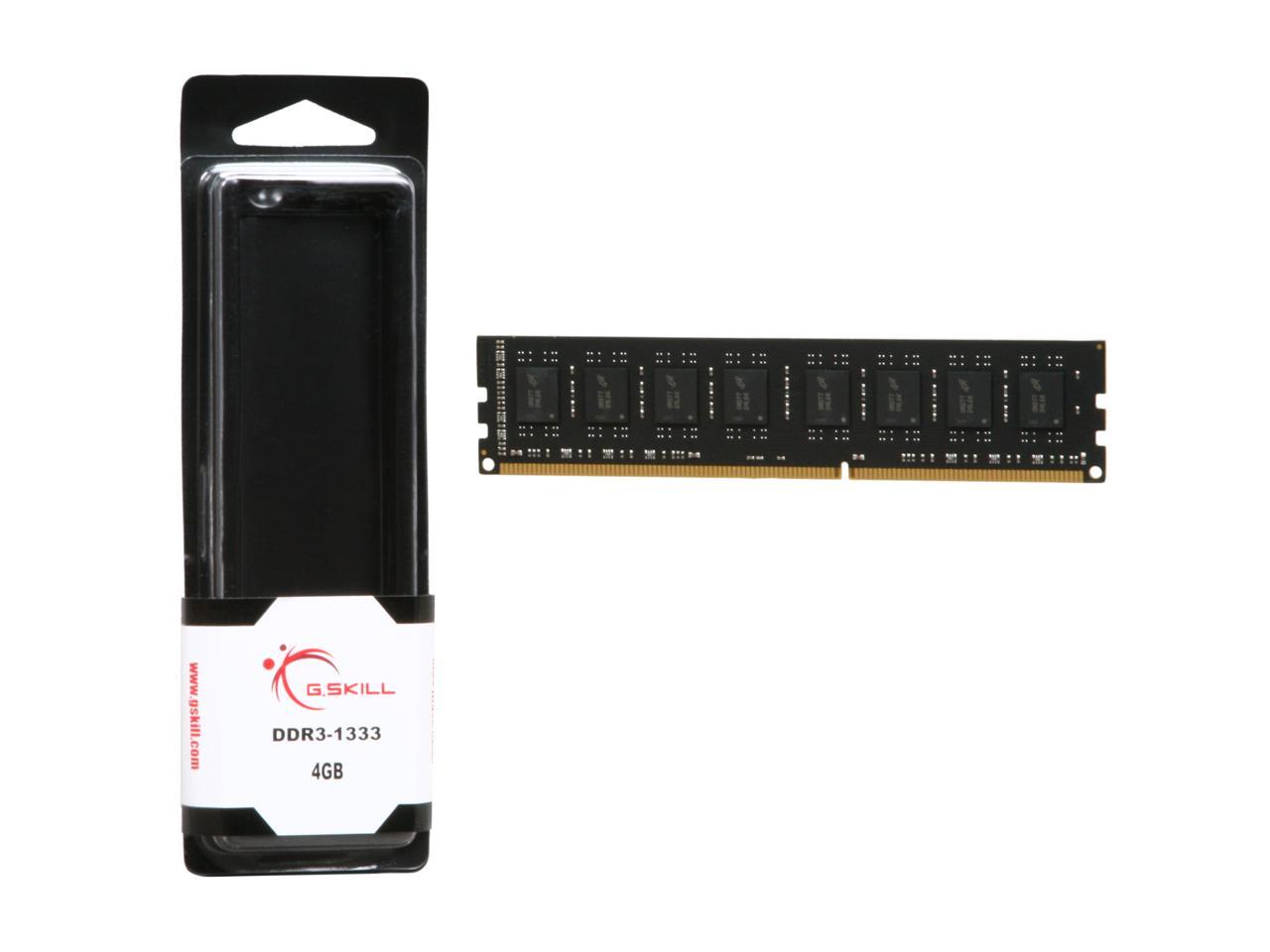 G.SKILL Value Series 4GB 240-Pin DDR3 SDRAM DDR3 1333 (PC3 10600) Desktop Memory Model F3-10600CL9S-4GBNT