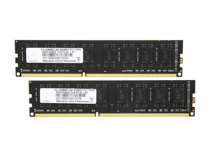 G.SKILL Value Series 8GB (2 x 4GB) 240-Pin DDR3 SDRAM DDR3 1333 (PC3 10666) Desktop Memory Model F3-10666CL9D-8GBNT