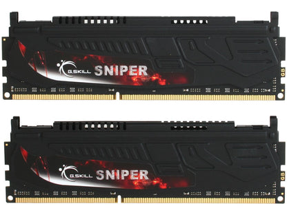 G.SKILL Sniper Series 8GB (2 x 4GB) 240-Pin DDR3 SDRAM DDR3 1866 (PC3 14900) Desktop Memory Model F3-14900CL9D-8GBSR