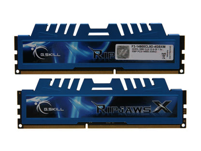 G.SKILL Ripjaws X Series 4GB (2 x 2GB) 240-Pin DDR3 SDRAM DDR3 1866 (PC3 14900) Desktop Memory Model F3-14900CL9D-4GBXM