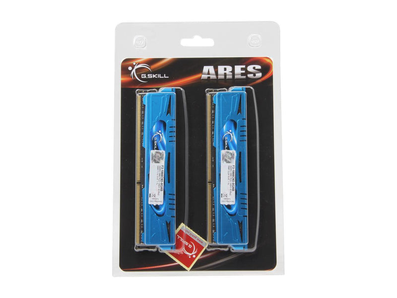 G.SKILL Ares Series 8GB (2 x 4GB) 240-Pin DDR3 SDRAM DDR3 1866 (PC3 14900) Desktop Memory Model F3-1866C9D-8GAB