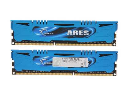 G.SKILL Ares Series 8GB (2 x 4GB) 240-Pin DDR3 SDRAM DDR3 2133 (PC3 17000) Desktop Memory Model F3-2133C9D-8GAB
