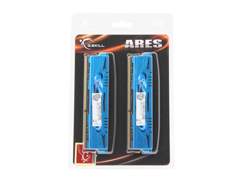 G.SKILL Ares Series 16GB (2 x 8GB) 240-Pin DDR3 SDRAM DDR3 1866 (PC3 14900) Desktop Memory Model F3-1866C10D-16GAB