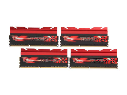 G.SKILL TridentX Series 32GB (4 x 8GB) 240-Pin DDR3 SDRAM DDR3 2400 (PC3 19200) Desktop Memory Model F3-2400C10Q-32GTX
