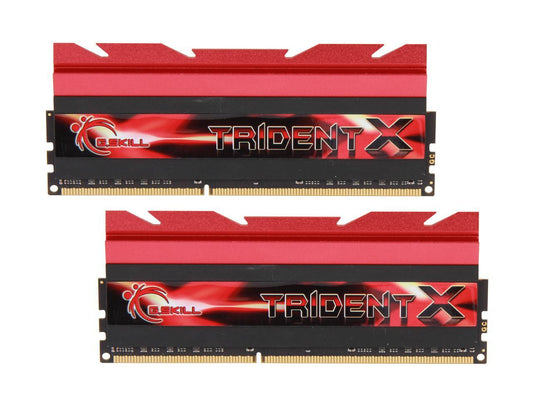 G.SKILL TridentX Series 16GB (2 x 8GB) 240-Pin DDR3 SDRAM DDR3 1866 (PC3 14900) Desktop Memory Model F3-1866C8D-16GTX