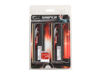 G.SKILL Sniper Series 16GB (4 x 4GB) 240-Pin DDR3 SDRAM DDR3 2400 (PC3 19200) Desktop Memory Model F3-2400C11Q-16GSR