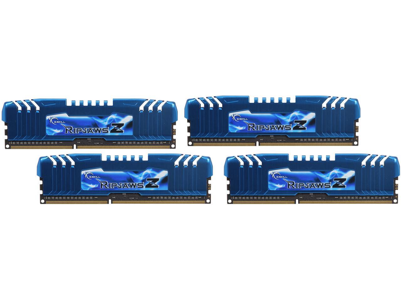 G.SKILL Ripjaws Z Series 16GB (4 x 4GB) 240-Pin DDR3 SDRAM DDR3 2133 (PC3 17000) Desktop Memory Model F3-2133C10Q-16GZM