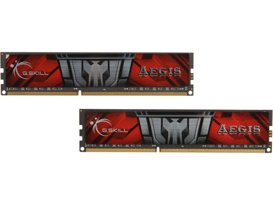 G.SKILL AEGIS 8GB (2 x 4GB) 240-Pin DDR3 SDRAM DDR3L 1600 (PC3L 12800) Desktop Memory Model F3-1600C11D-8GISL