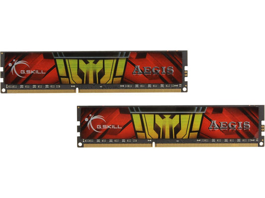 G.SKILL AEGIS 16GB (2 x 8GB) 240-Pin DDR3 SDRAM DDR3 1333 (PC3 10600) Desktop Memory Model F3-1333C9D-16GIS