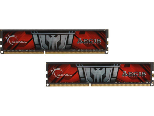 G.SKILL AEGIS 16GB (2 x 8GB) 240-Pin DDR3 SDRAM DDR3 1600 (PC3 12800) Desktop Memory Model F3-1600C11D-16GIS