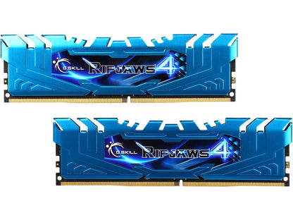 G.SKILL Ripjaws 4 Series 16GB (2 x 8GB) 288-Pin DDR4 SDRAM DDR4 3000 (PC4 24000) Intel X99 Platform Extreme Performance Memory Model F4-3000C15D-16GRBB