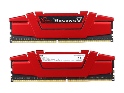 G.SKILL Ripjaws V Series 16GB (4 x 4GB) 288-Pin DDR4 SDRAM DDR4 3000 (PC4 24000) Desktop Memory Model F4-3000C15Q-16GVR