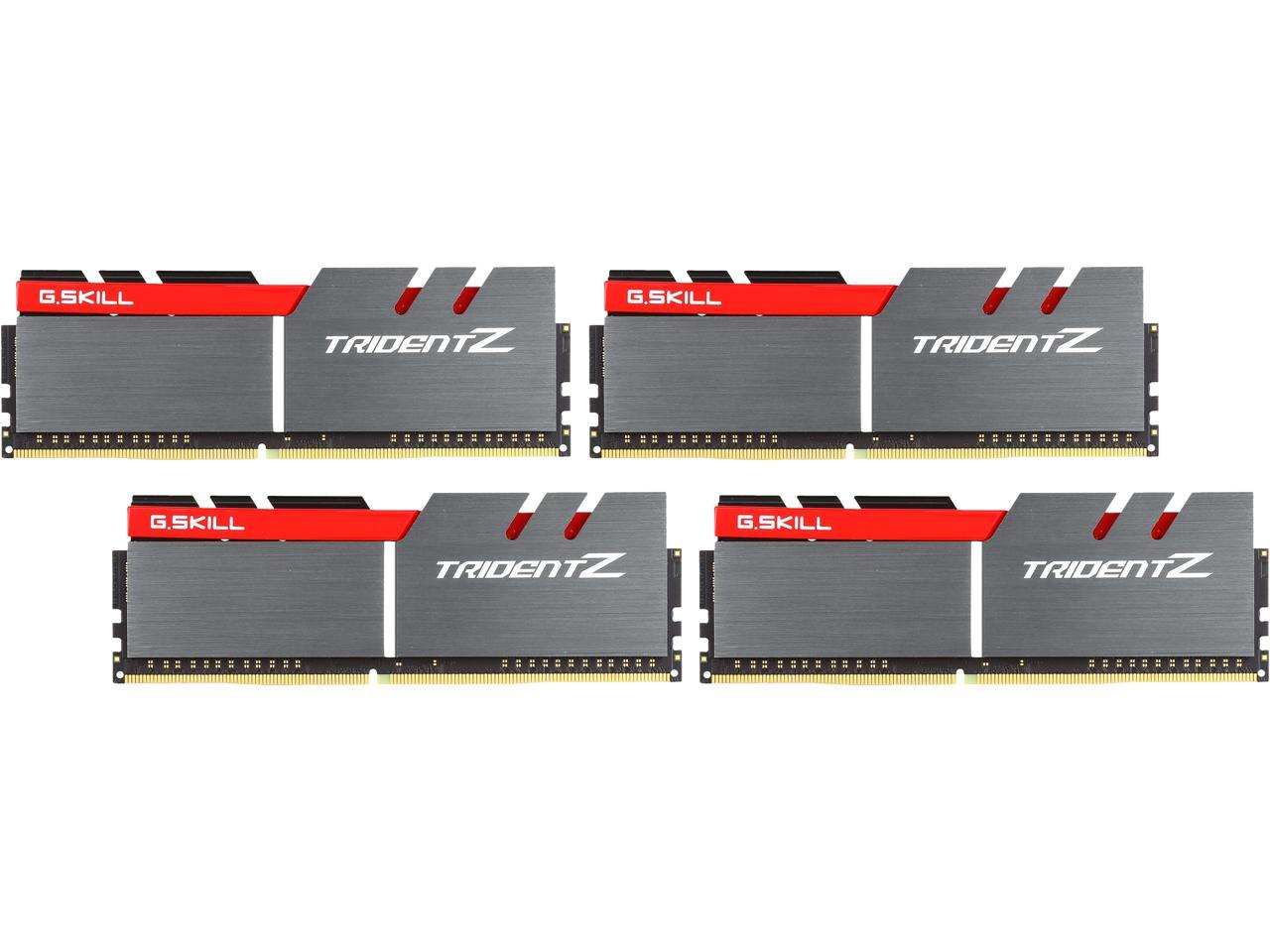 G.SKILL TridentZ Series 32GB (4 x 8GB) 288-Pin DDR4 SDRAM DDR4 3200 (PC4 25600) Intel Z370 Platform Desktop Memory Model F4-3200C16Q-32GTZB